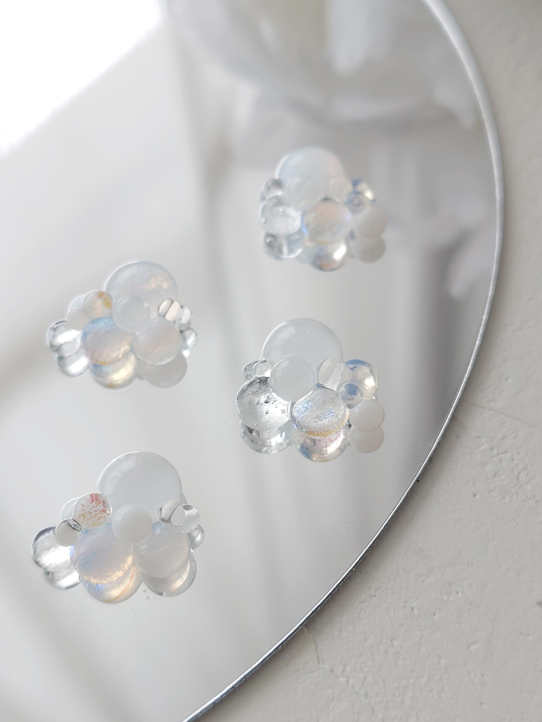 一期一会 ガラスのしずく イヤリング / ピアス kumo | 9枚目